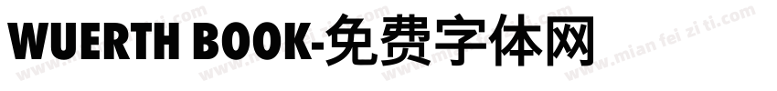 Wuerth Book字体转换
